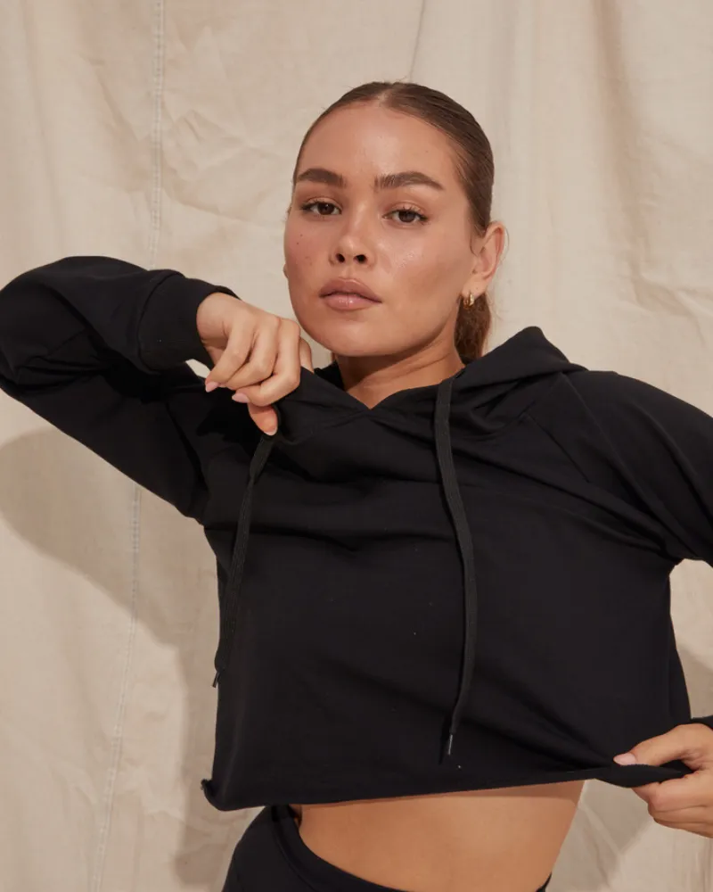 Cropped Hood - Onyx