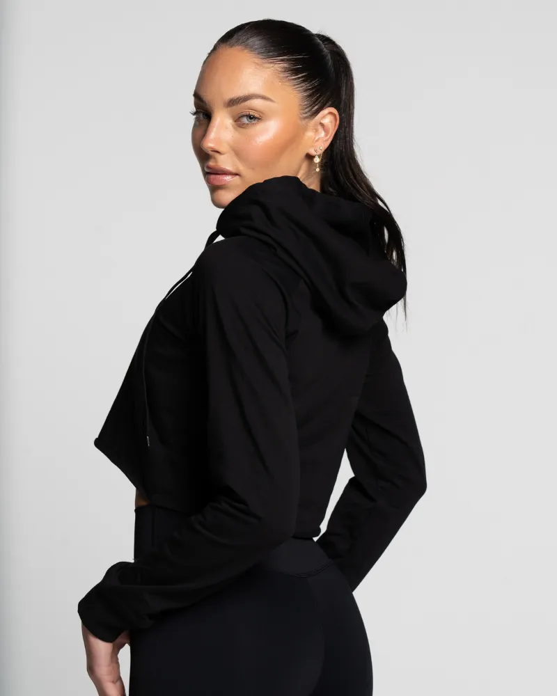 Cropped Hood - Onyx