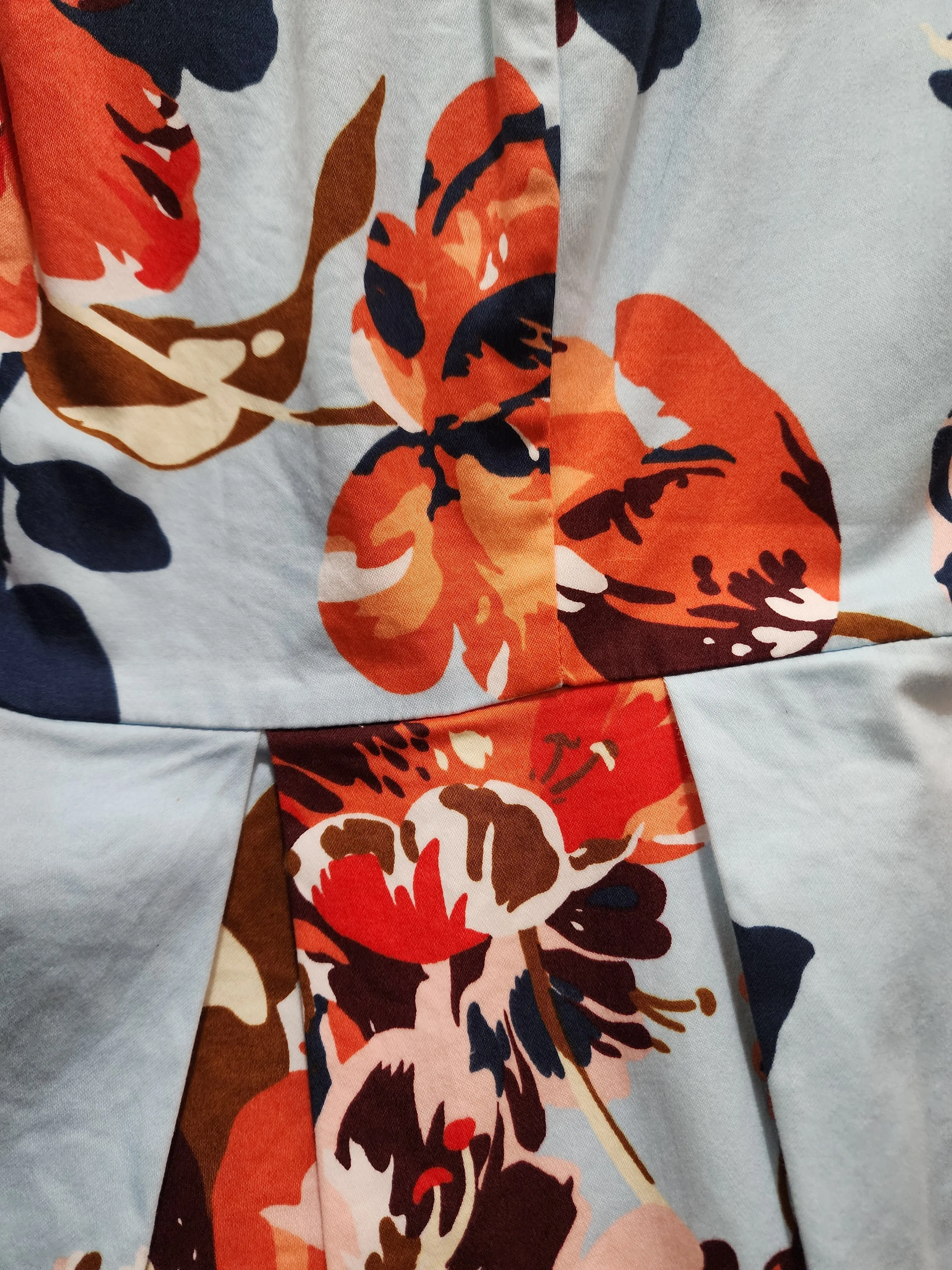 Cue blue floral dress size 8