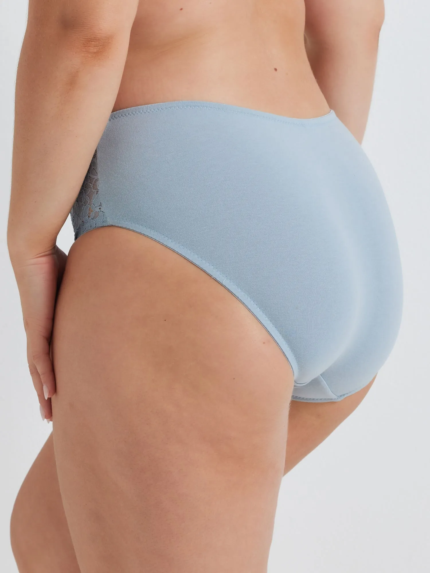 Daily Essentials Stretch Lace & Cotton Full Brief (219)