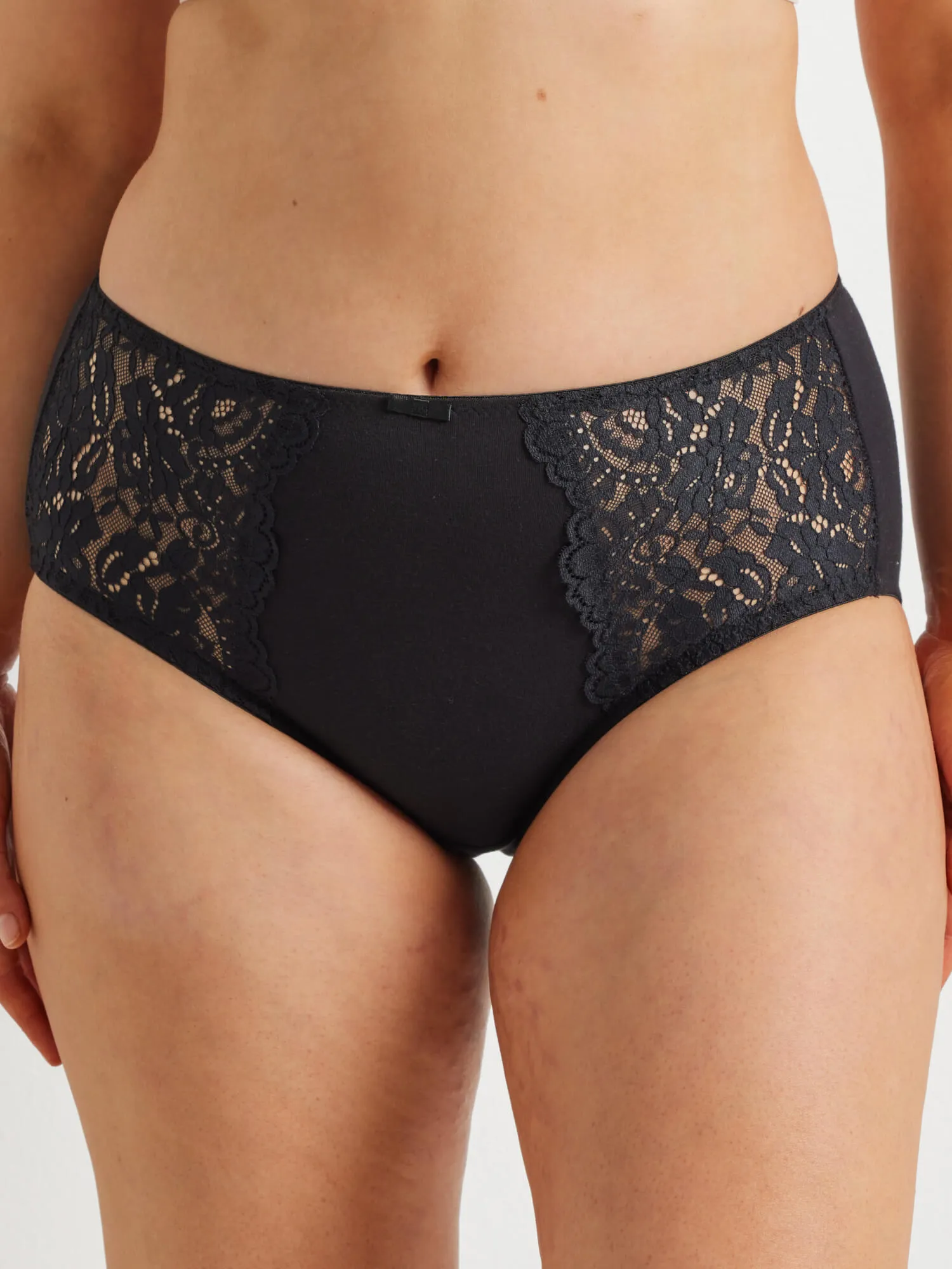 Daily Essentials Stretch Lace & Cotton Full Brief (219)