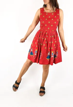 Dangerfield red day of the dead dress size 8