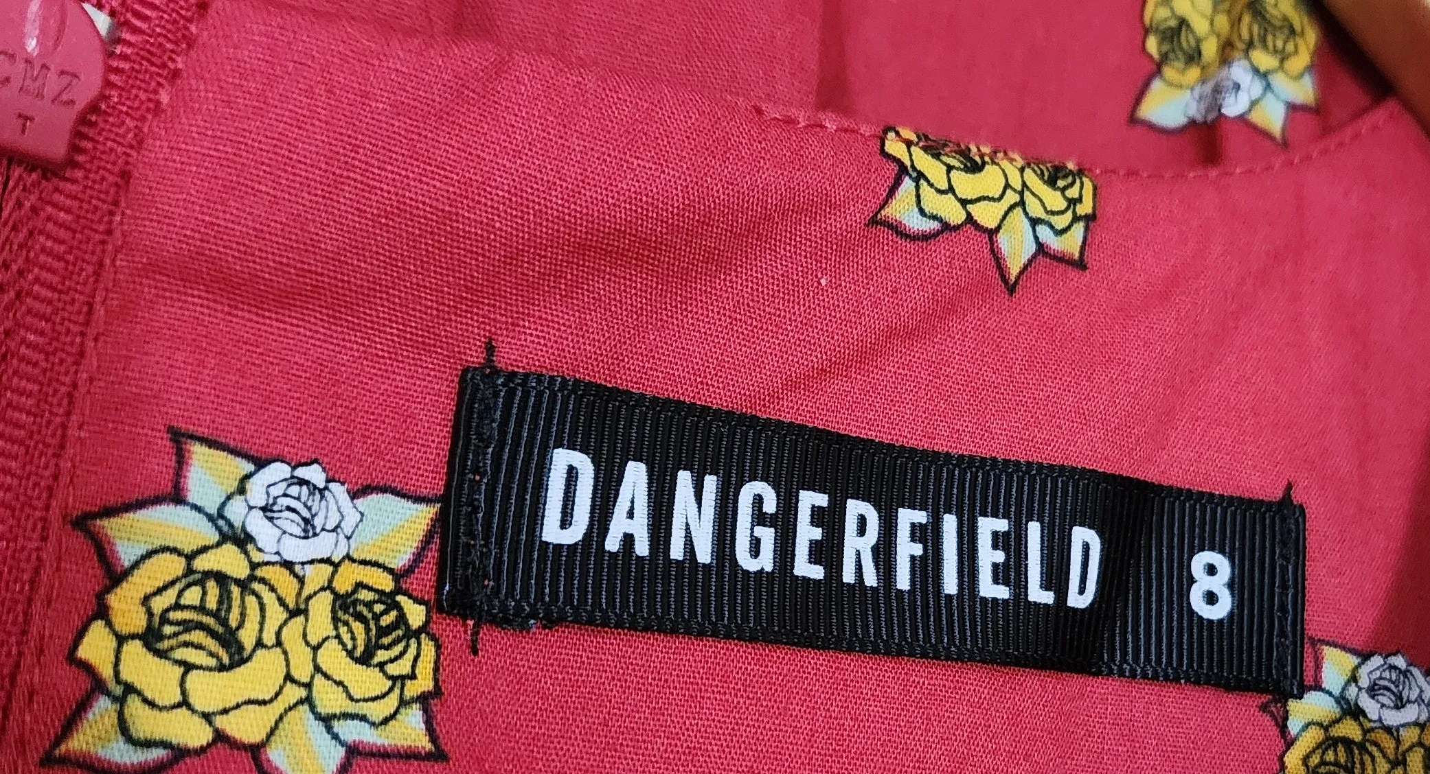 Dangerfield red day of the dead dress size 8