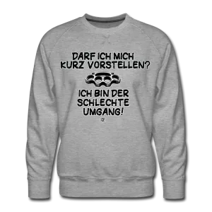 Darf ich mich kurz vorstellen... - Männer Premium Pullover
