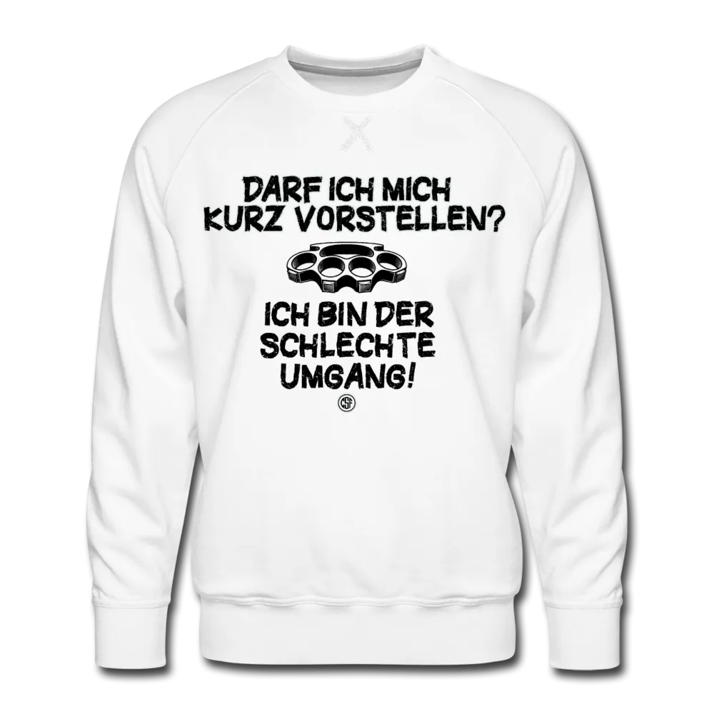 Darf ich mich kurz vorstellen... - Männer Premium Pullover