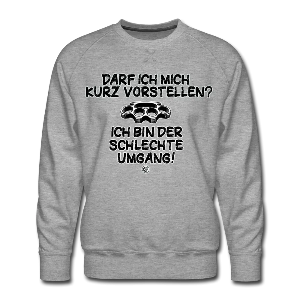 Darf ich mich kurz vorstellen... - Männer Premium Pullover