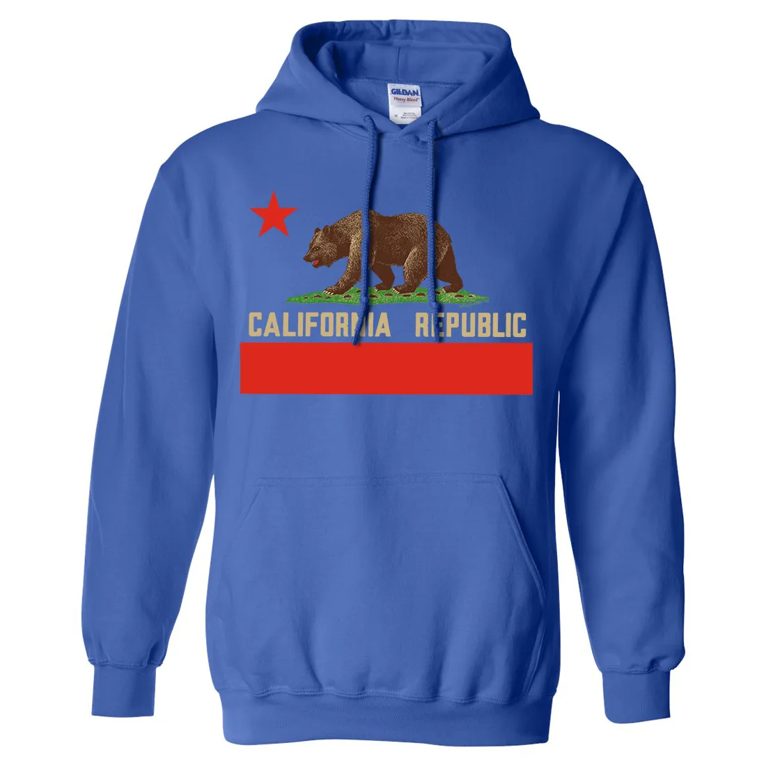 Don Pimentel California Republic Bear Flag Sweatshirt Hoodie