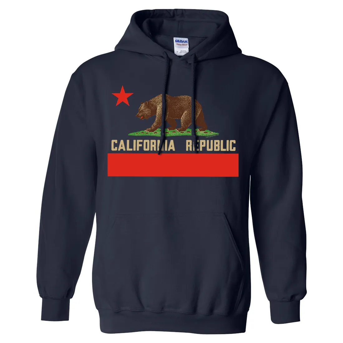 Don Pimentel California Republic Bear Flag Sweatshirt Hoodie