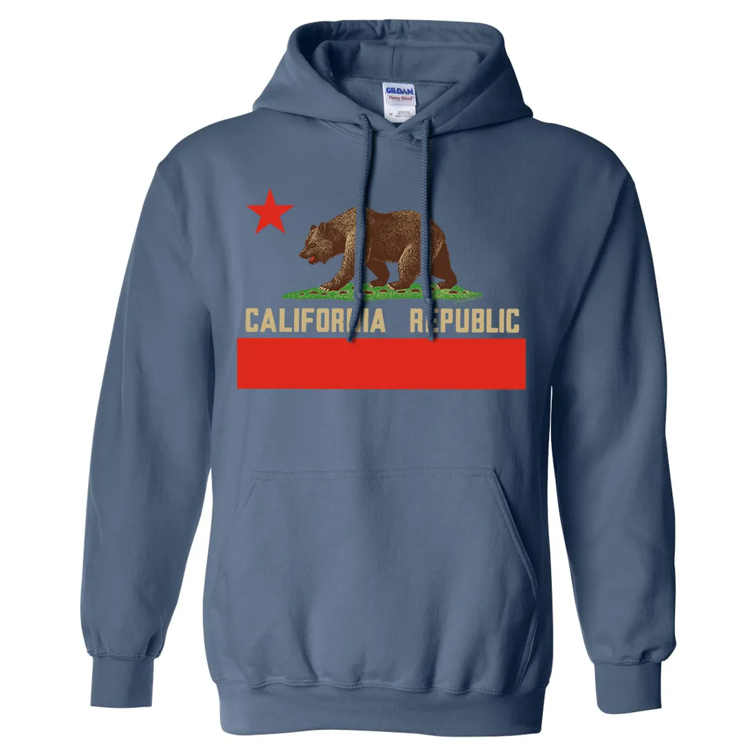 Don Pimentel California Republic Bear Flag Sweatshirt Hoodie