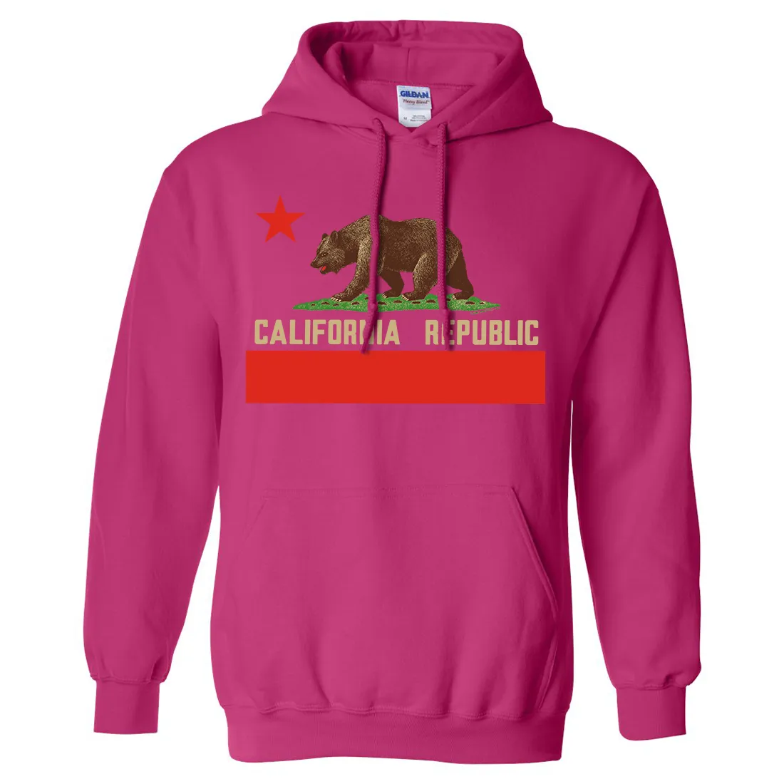 Don Pimentel California Republic Bear Flag Sweatshirt Hoodie