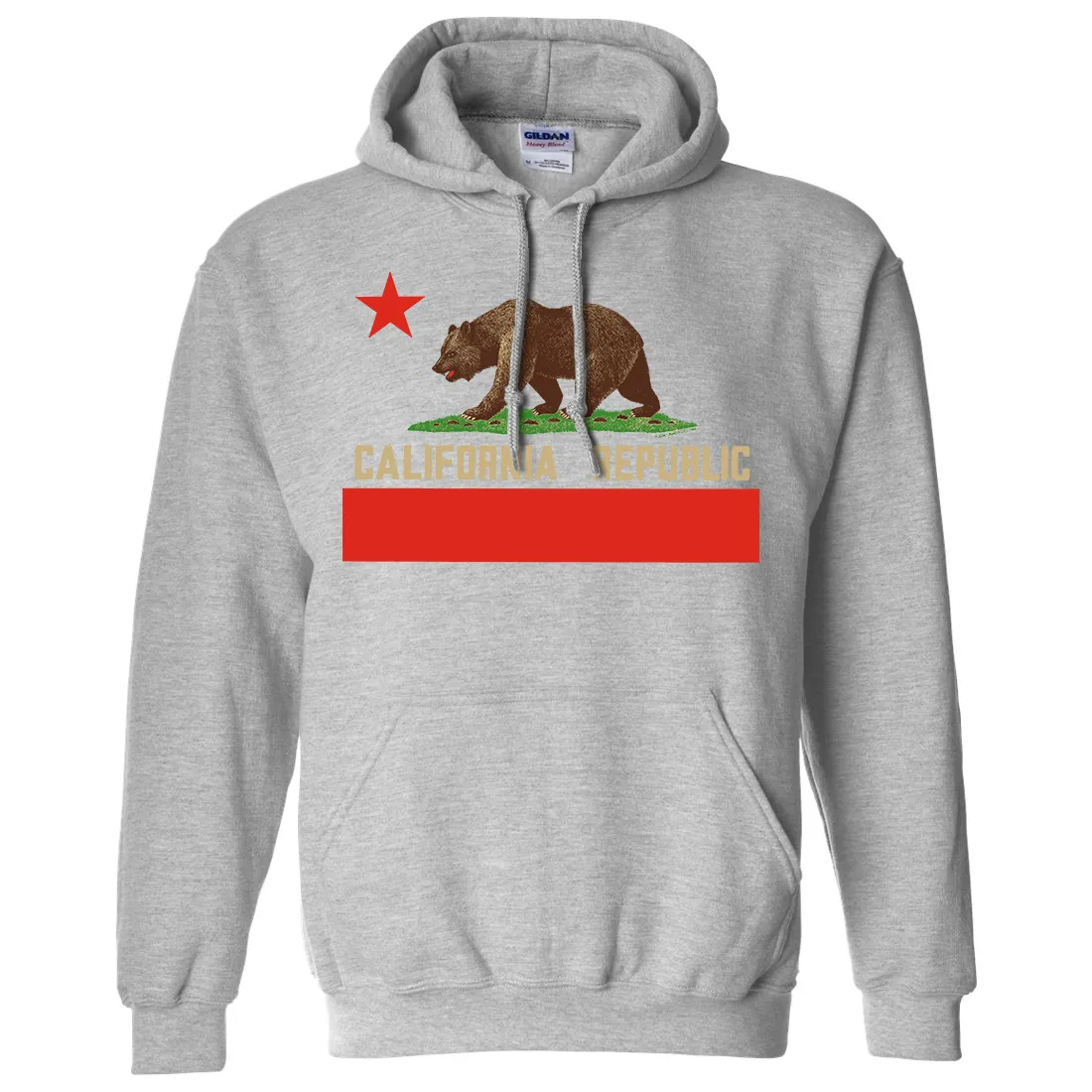 Don Pimentel California Republic Bear Flag Sweatshirt Hoodie