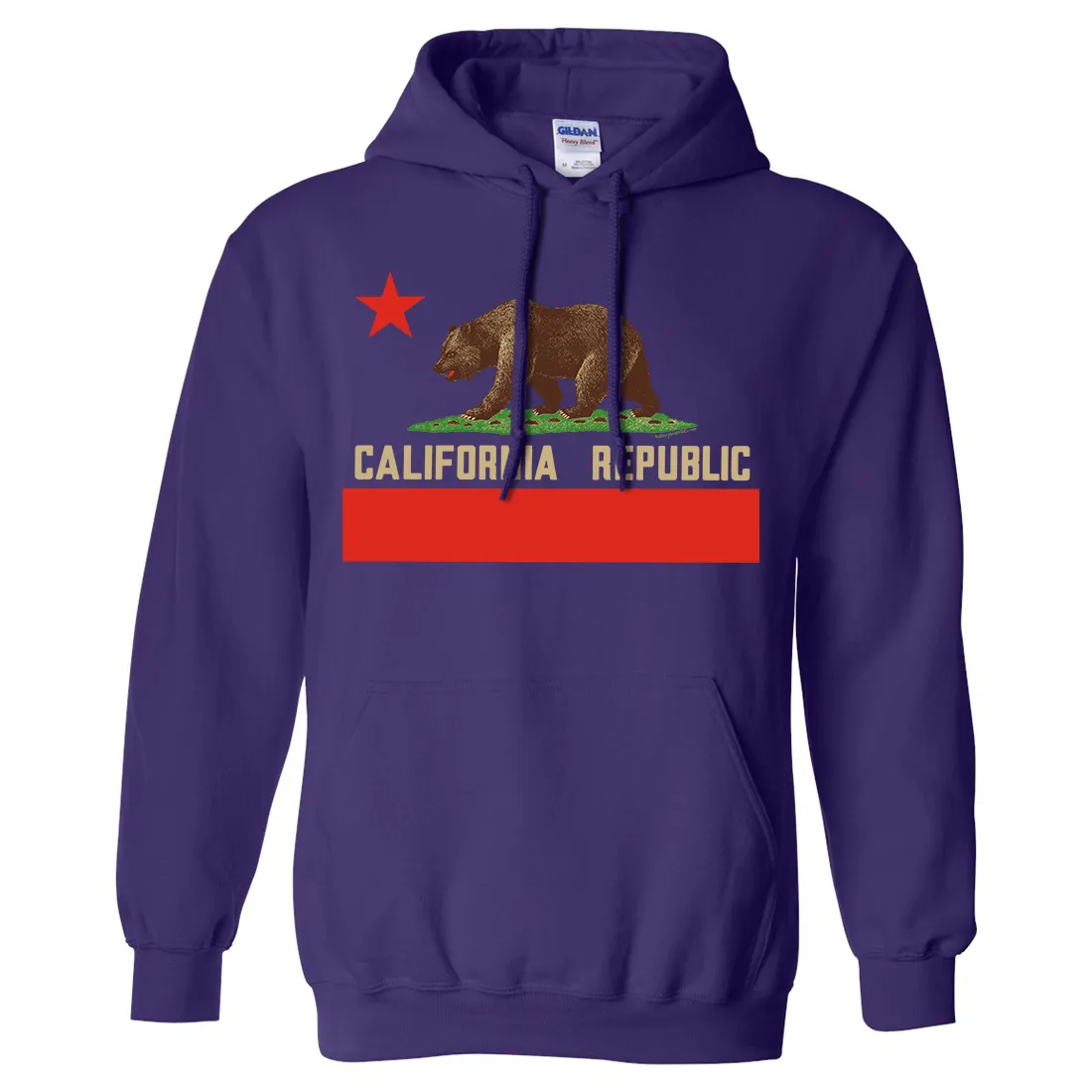 Don Pimentel California Republic Bear Flag Sweatshirt Hoodie