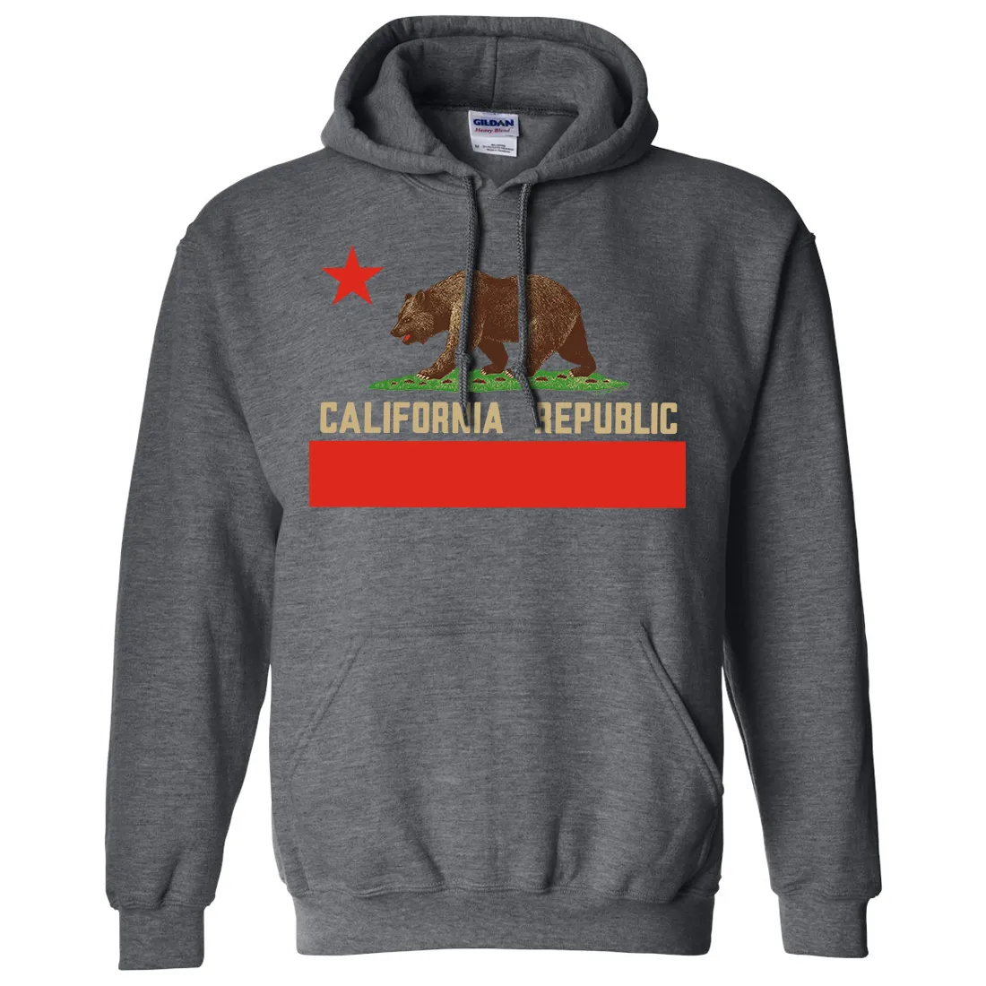 Don Pimentel California Republic Bear Flag Sweatshirt Hoodie