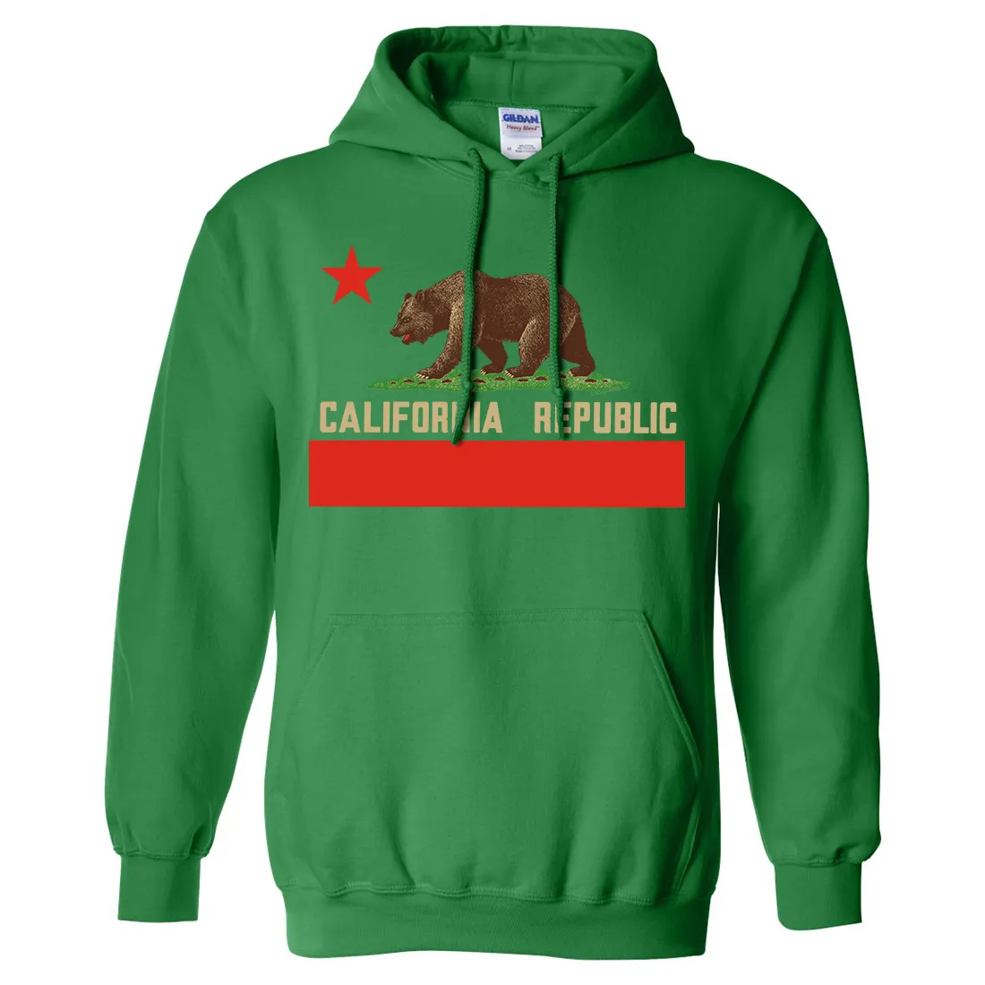 Don Pimentel California Republic Bear Flag Sweatshirt Hoodie