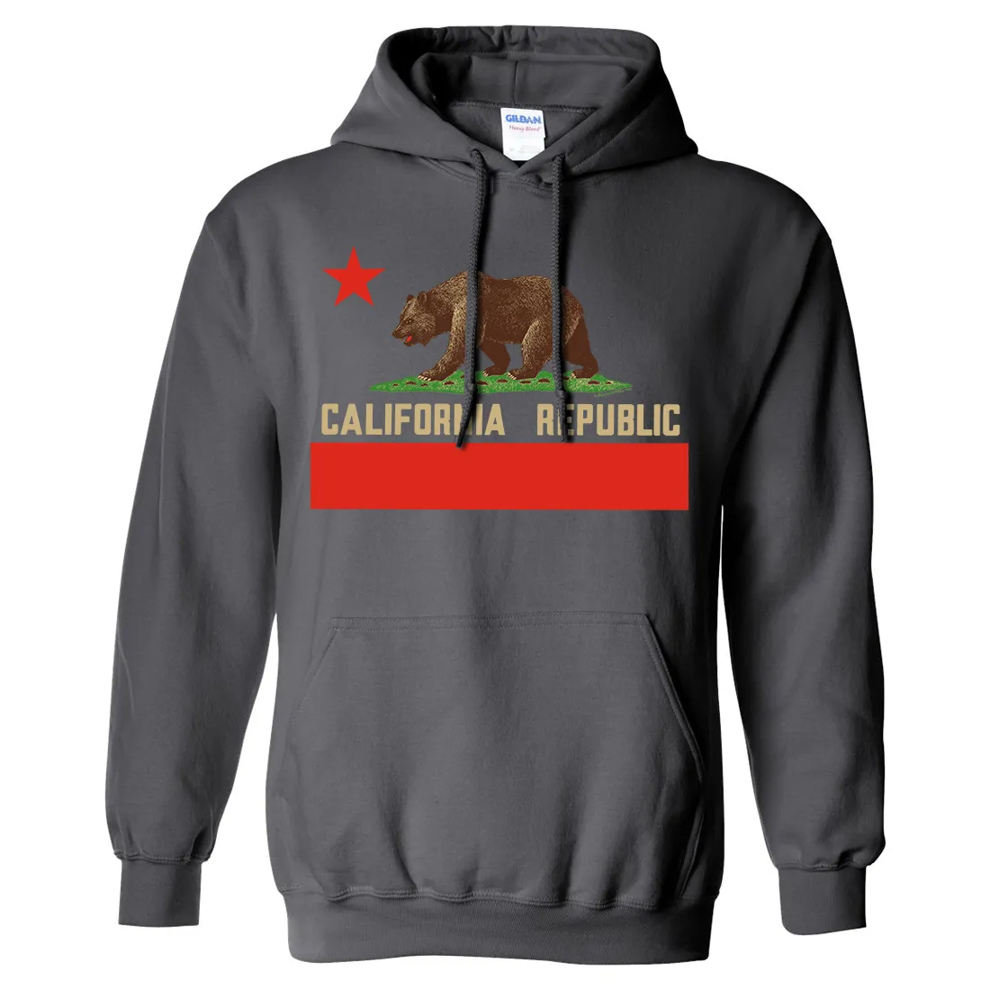 Don Pimentel California Republic Bear Flag Sweatshirt Hoodie