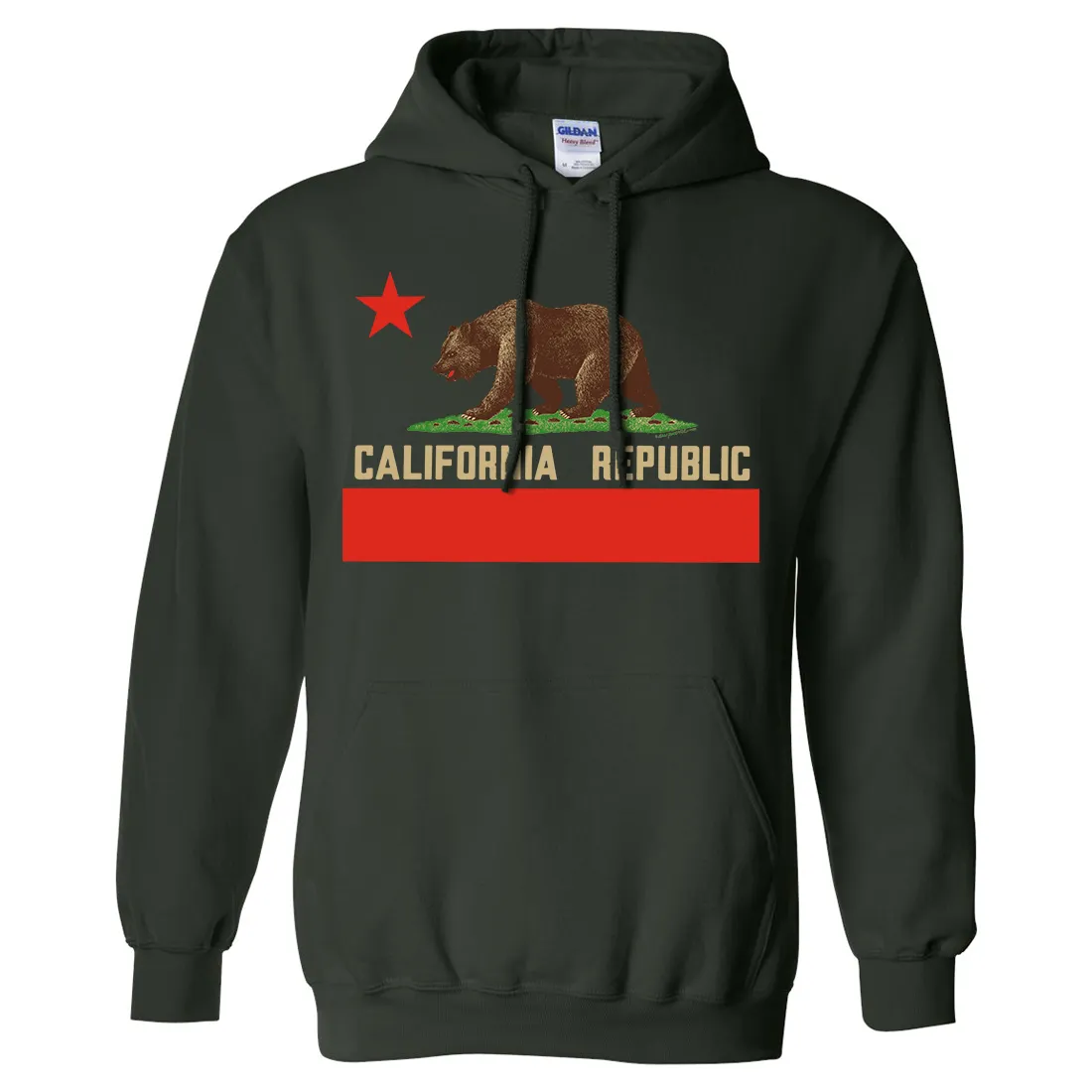 Don Pimentel California Republic Bear Flag Sweatshirt Hoodie