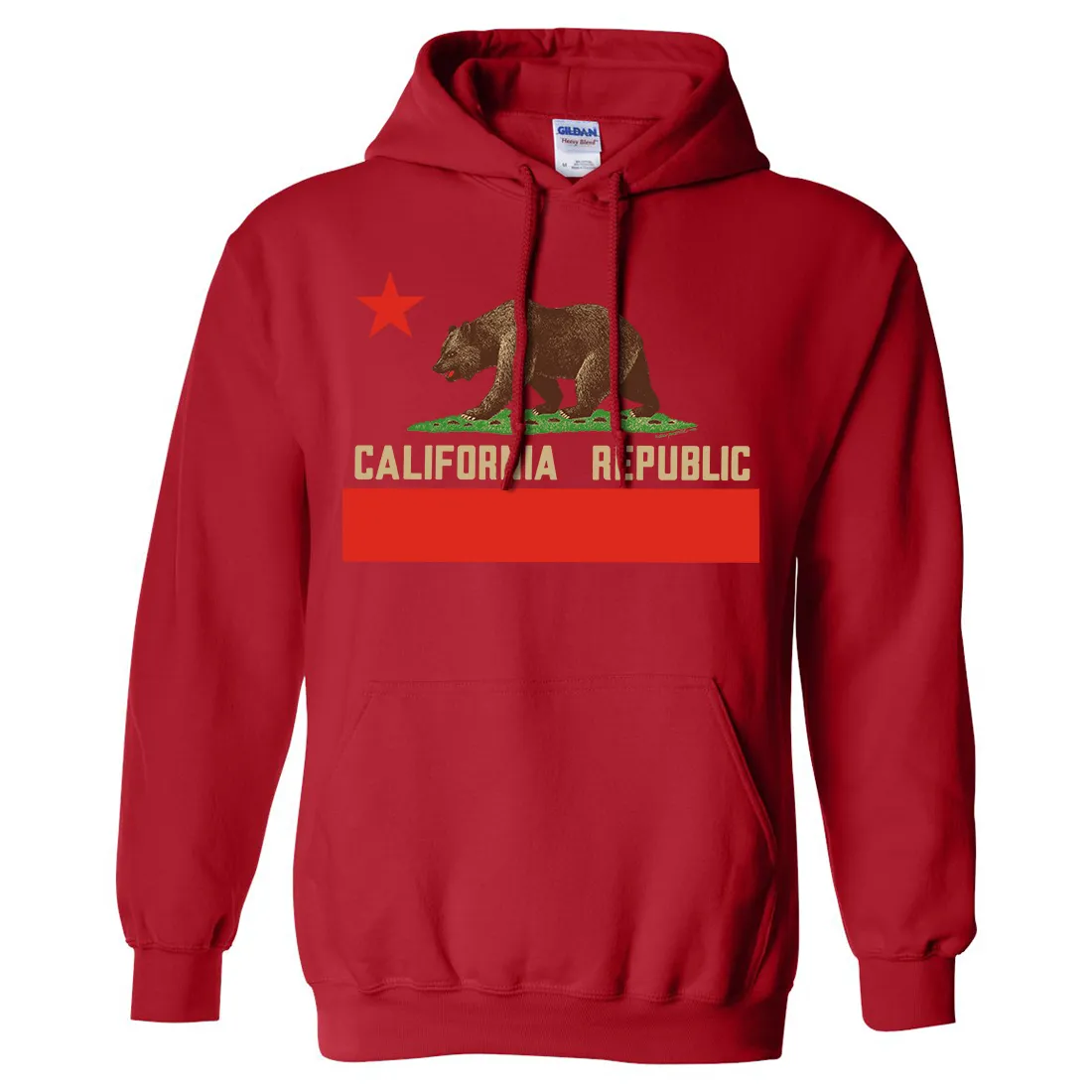 Don Pimentel California Republic Bear Flag Sweatshirt Hoodie