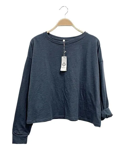 Fabina LA Slub Cotton Oversized Long sleeve Tee - Multiple Colors