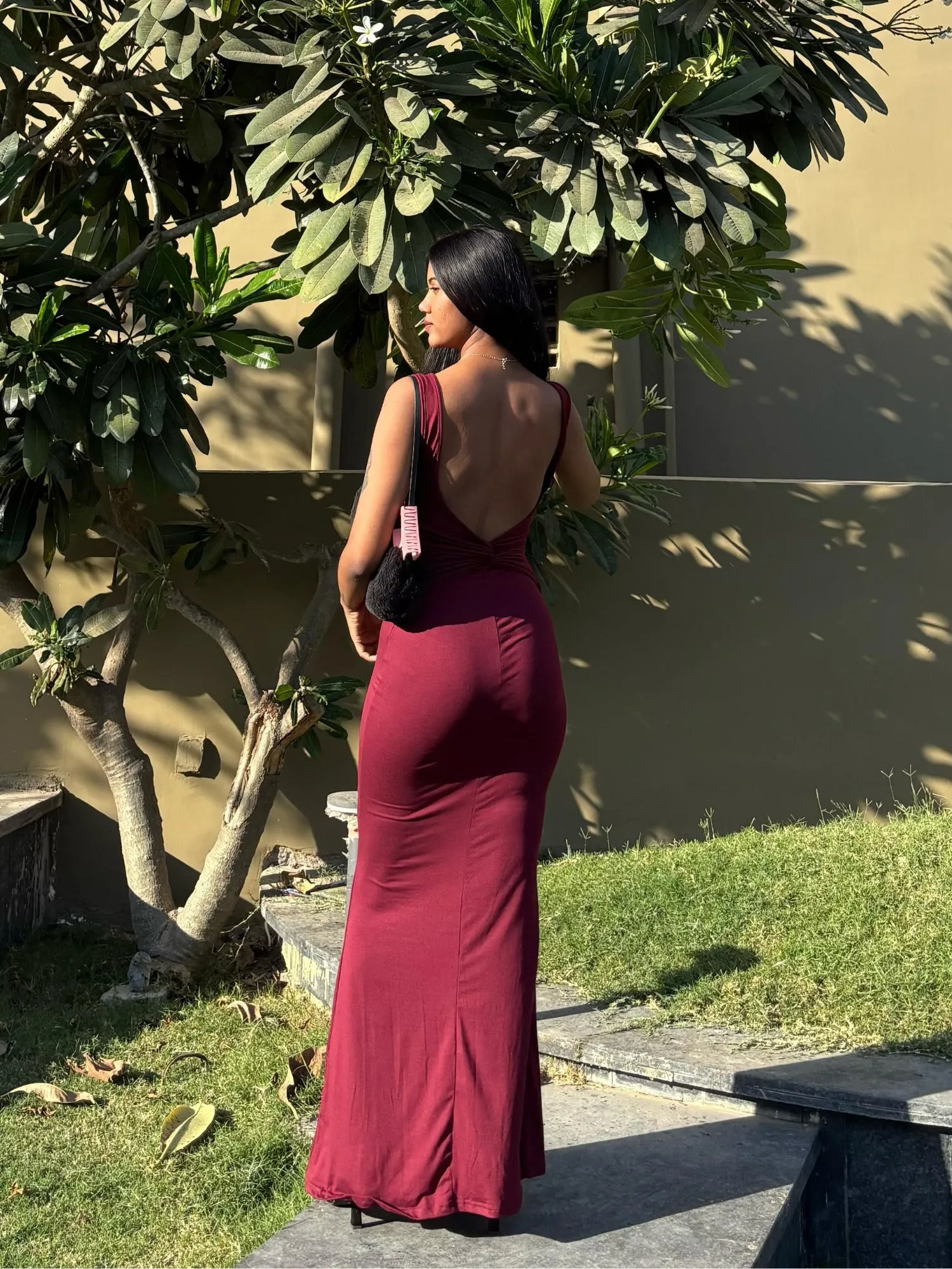 Fitted Maxi Dress