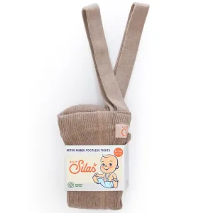 Footless Cotton Tights - Peanut Blend