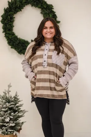 Found This One for You Striped Top by Oli & Hali