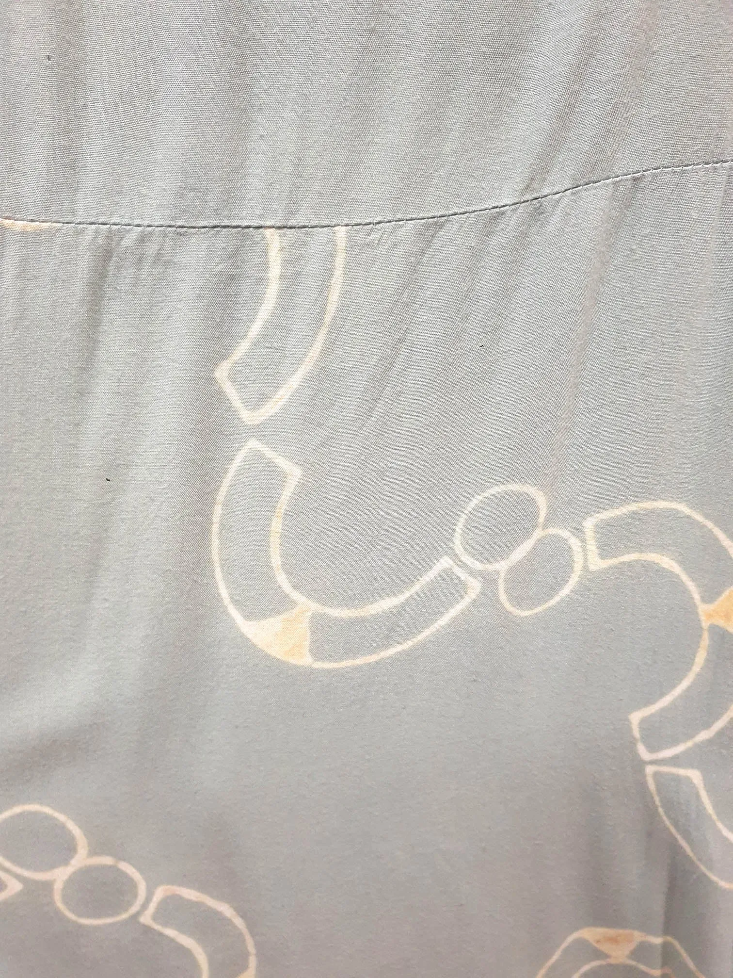 Frank and Dolly's blue print dress size M