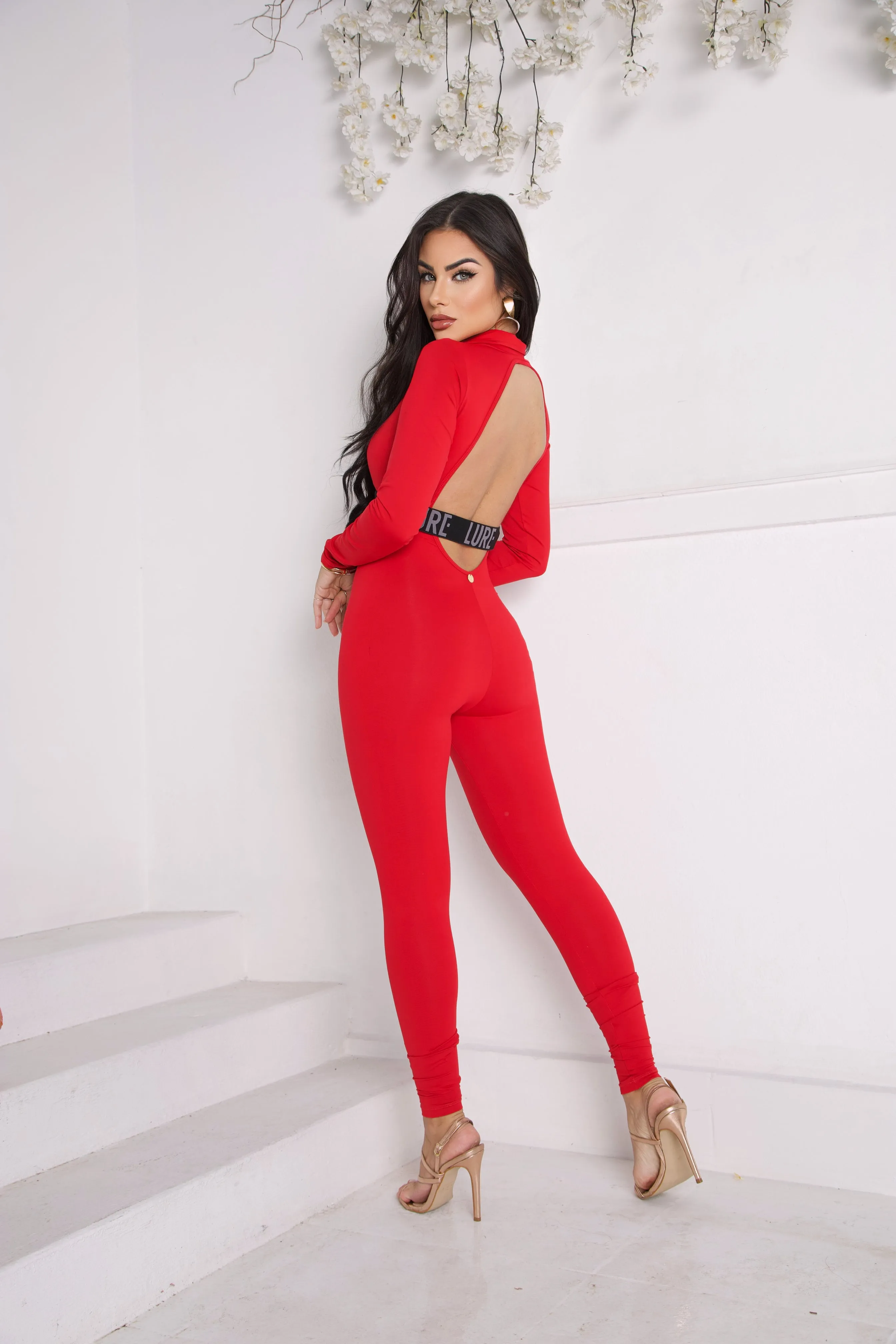 Gabrielle Longsleeve and Fom Fitted Elastic Band Bodysuit - Lure