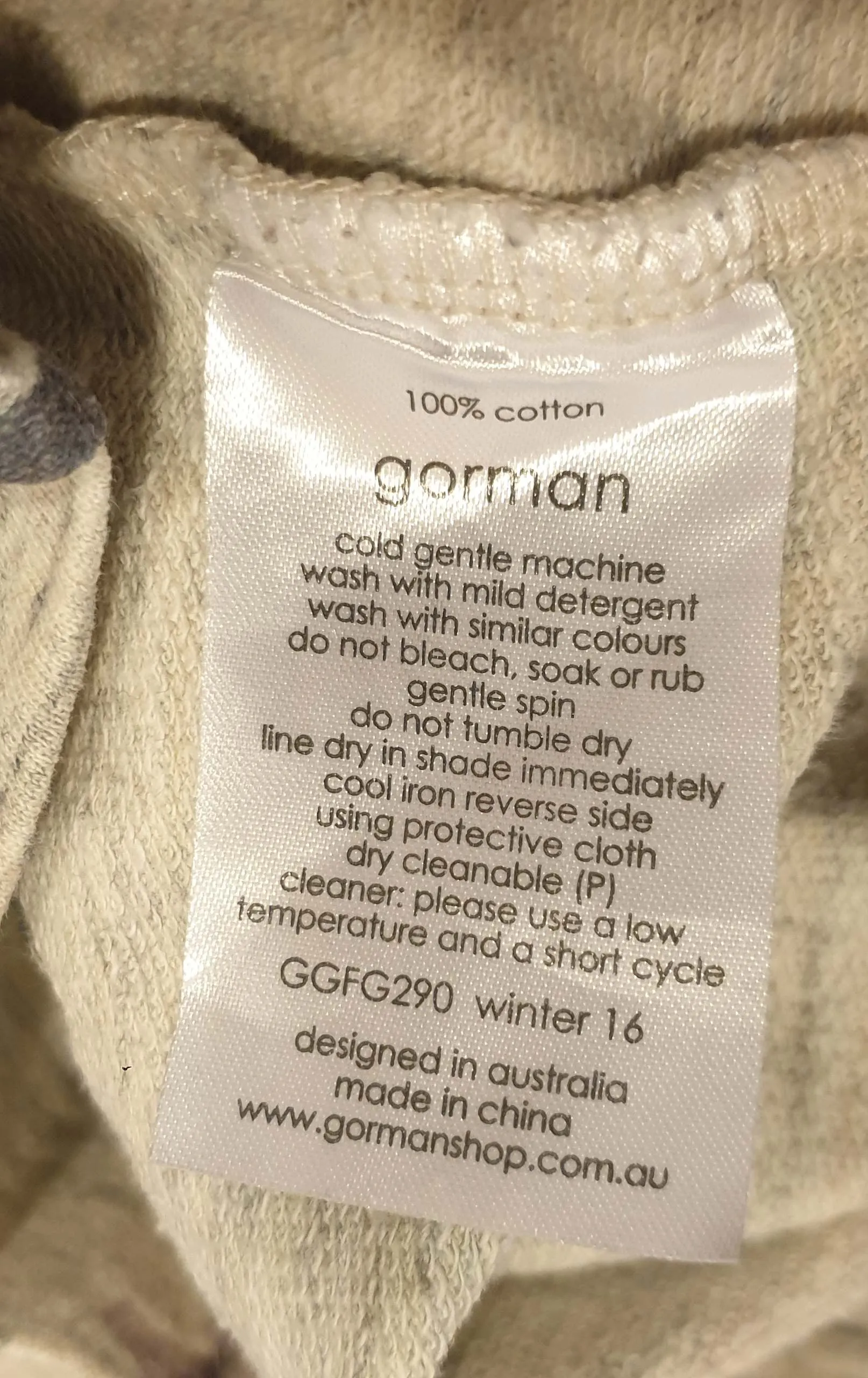 Gorman x Fred Fowler grey print dress size S / AU 10