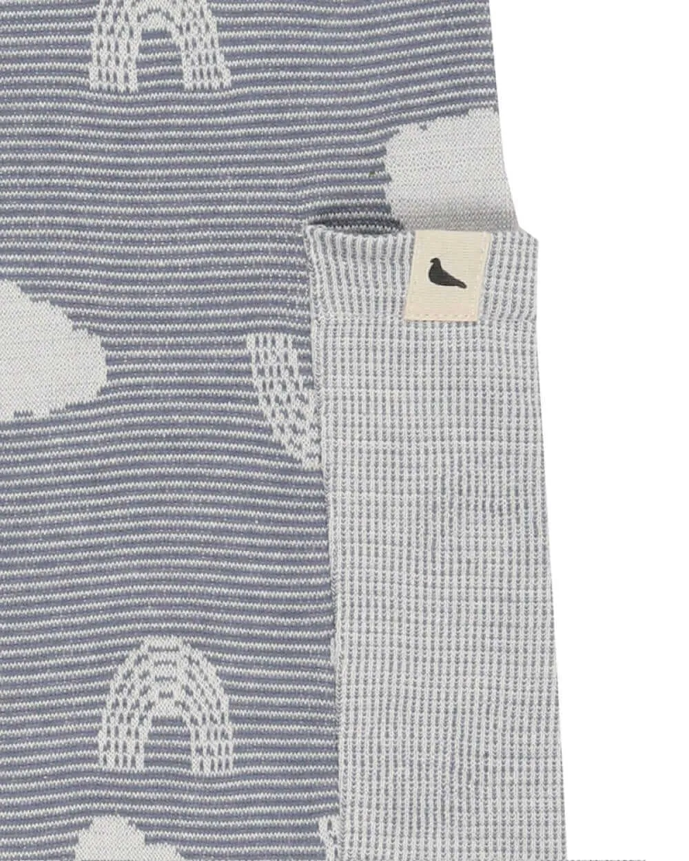 Grey Cloud Print Reversible Jumpsuit