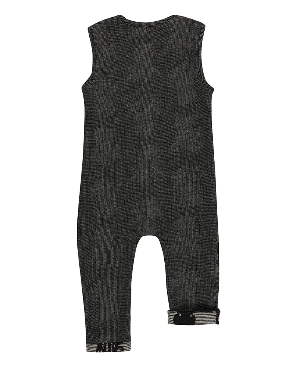 Grey Octopus Jacquard Reversible Jumpsuit