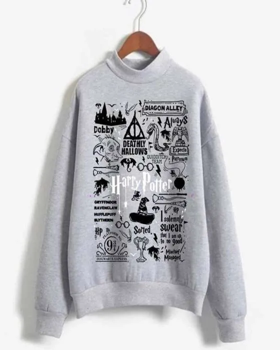 Harry Potter Printed Sweat Shirt For womens 218