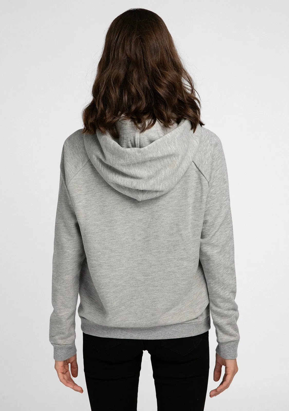 Hoodie Rainbow Female Grey