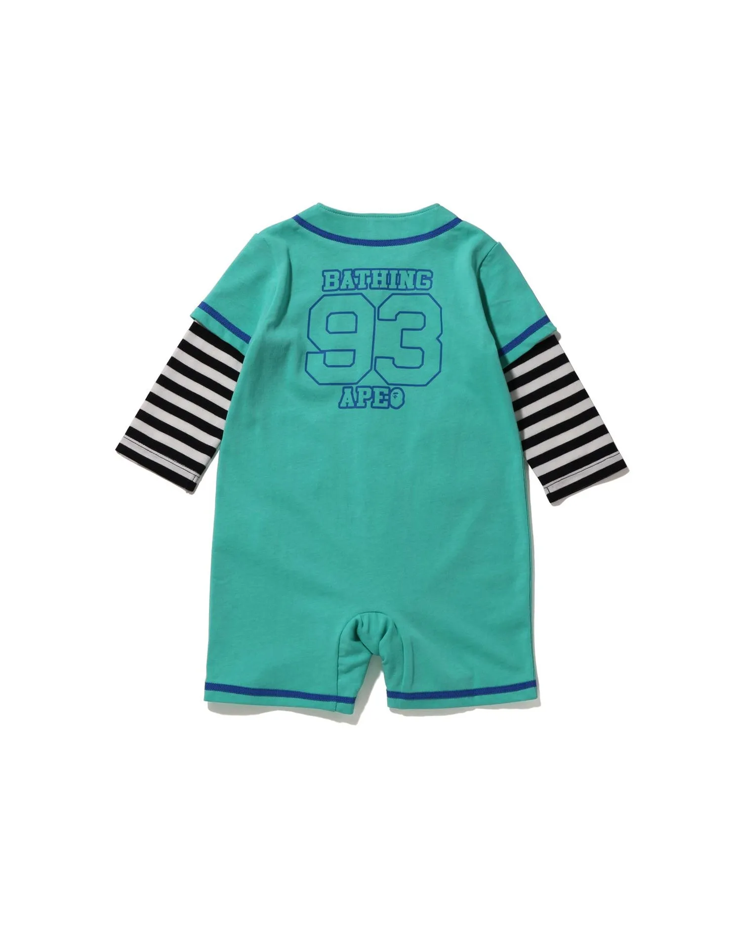 Hoop Baseball Shirt Layered Rompers