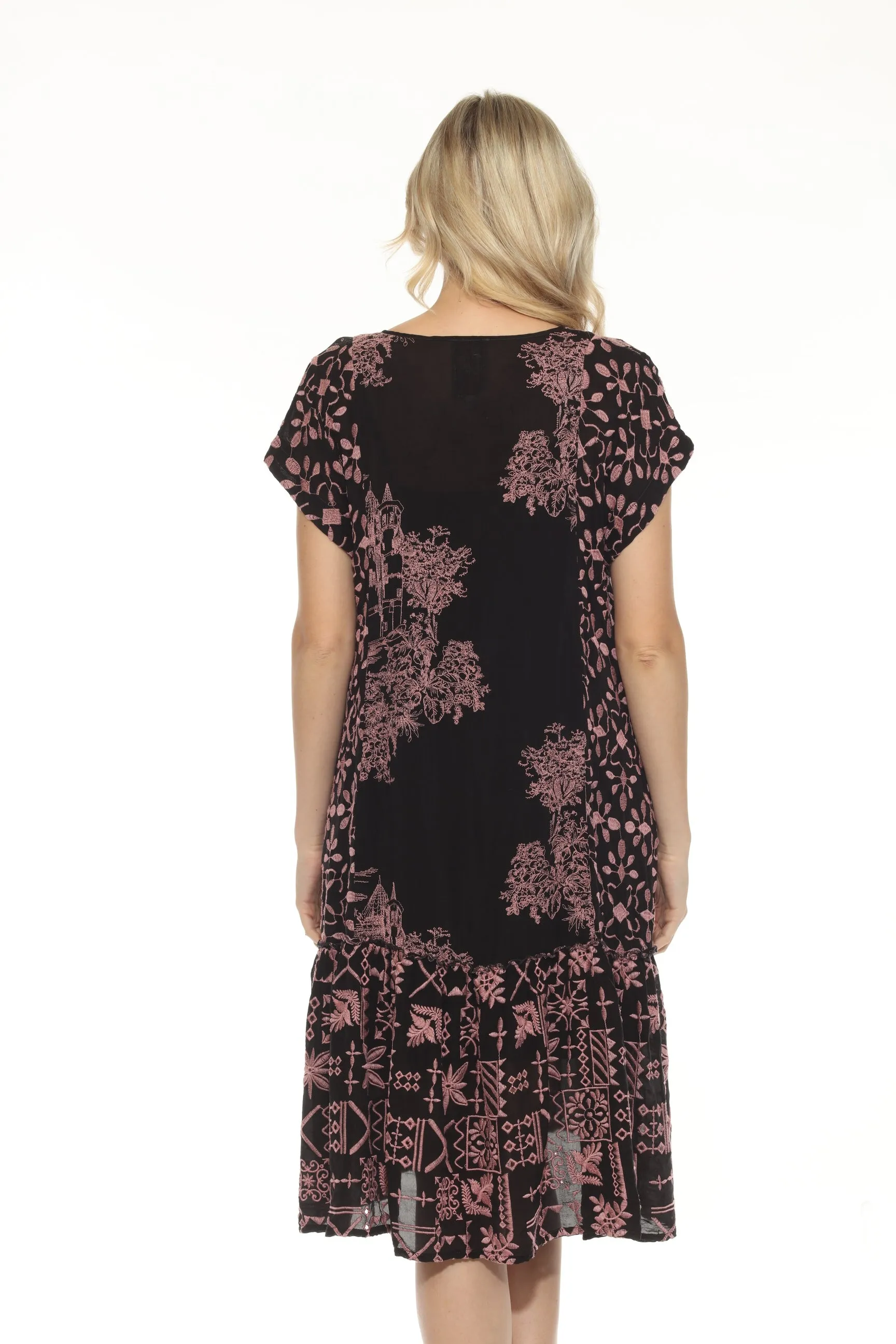 Johnny Was Dixie Dark Dream Merhawi Dress C35324B6