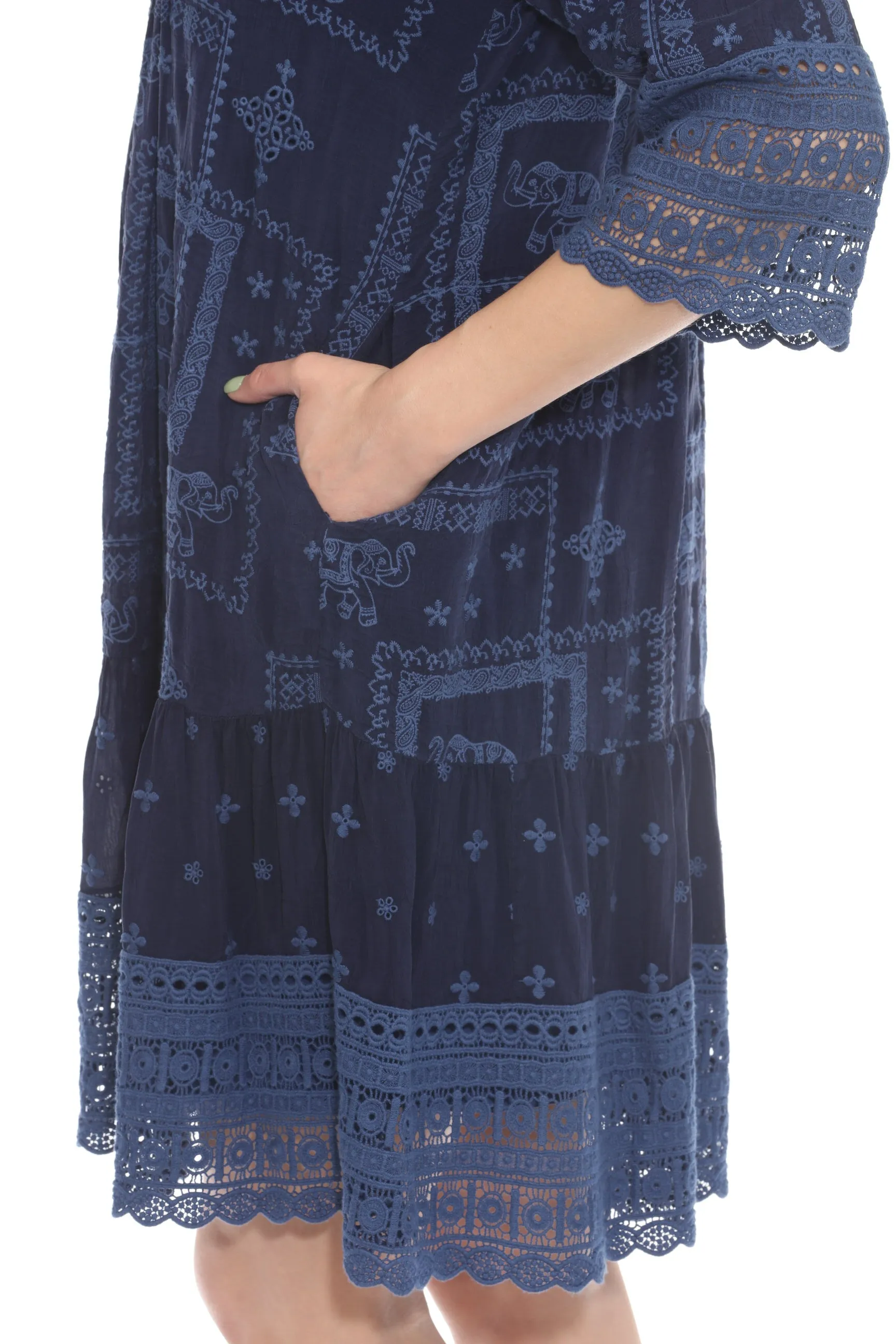Johnny Was Eliyen Button-Down Shirt Dress C36124-E *