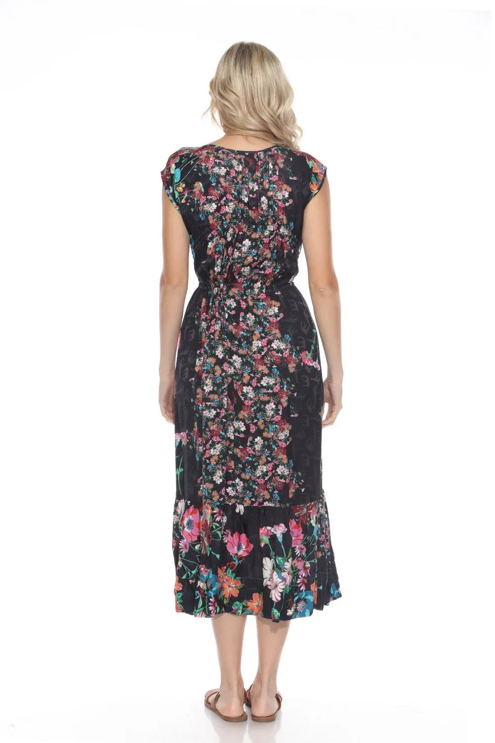 Johnny Was Oasis Kali Floral High Low Dress C39523A8