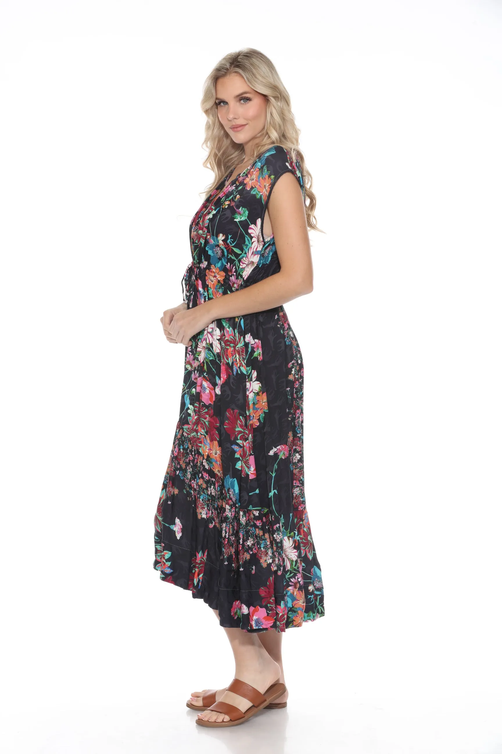 Johnny Was Oasis Kali Floral High Low Dress C39523A8