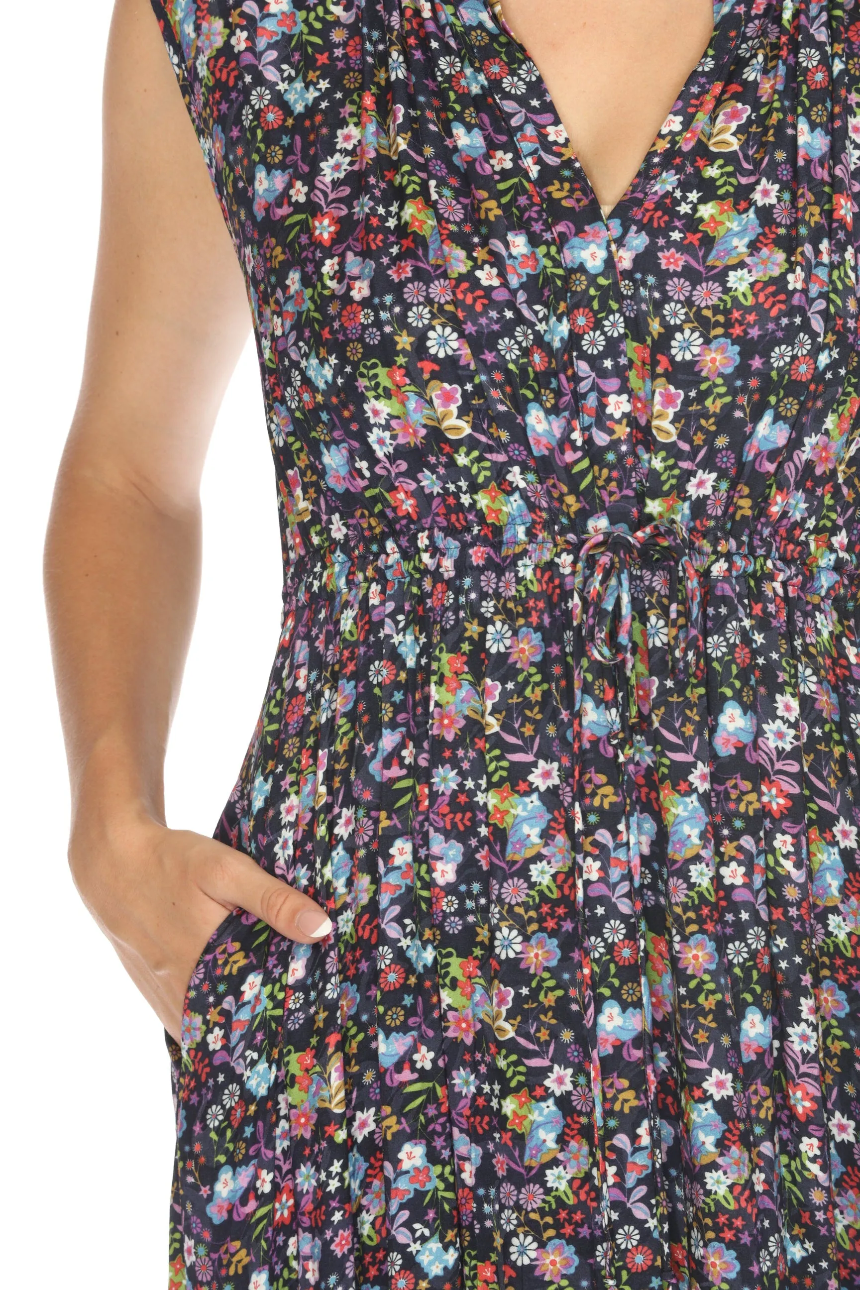 Johnny Was Oasis Kali Floral High Low Dress C39523B8 Boho Chic
