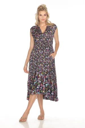Johnny Was Oasis Kali Floral High Low Dress C39523B8 Boho Chic