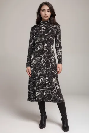 Johnny Was The Janie Favorite Seamed Mock Neck Dress T37424-O