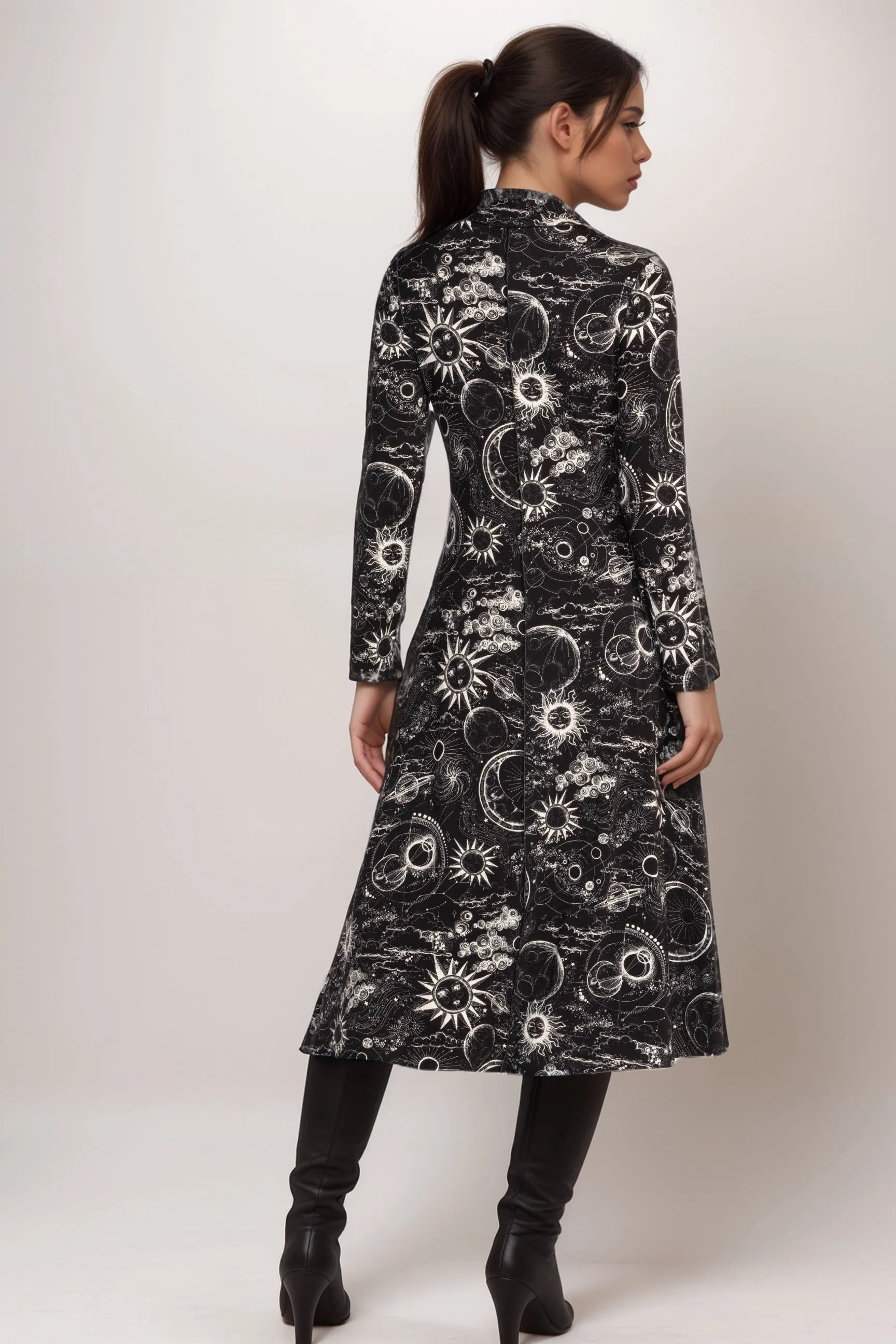 Johnny Was The Janie Favorite Seamed Mock Neck Dress T37424-O