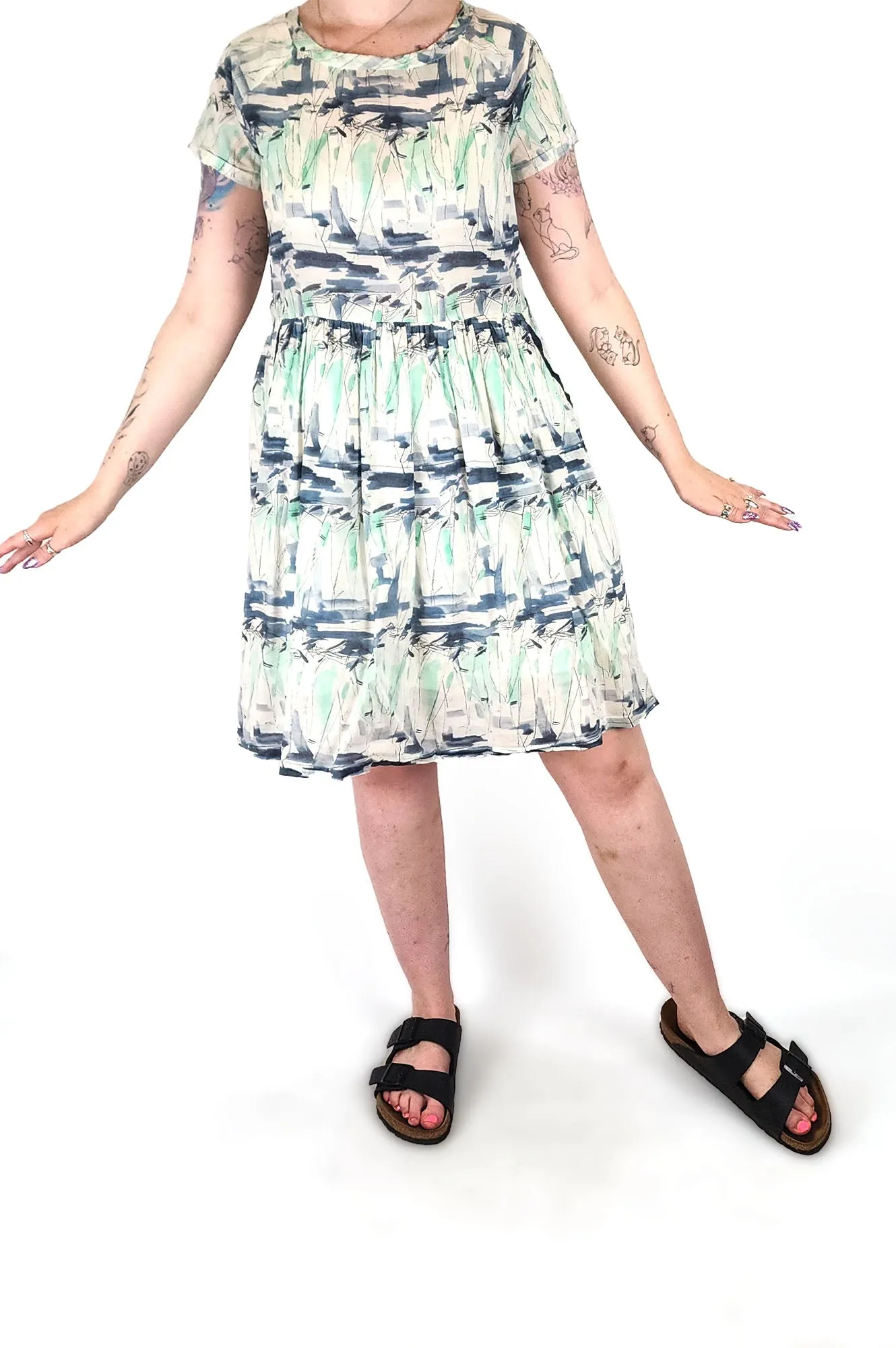 Kindling unique print dress size 12