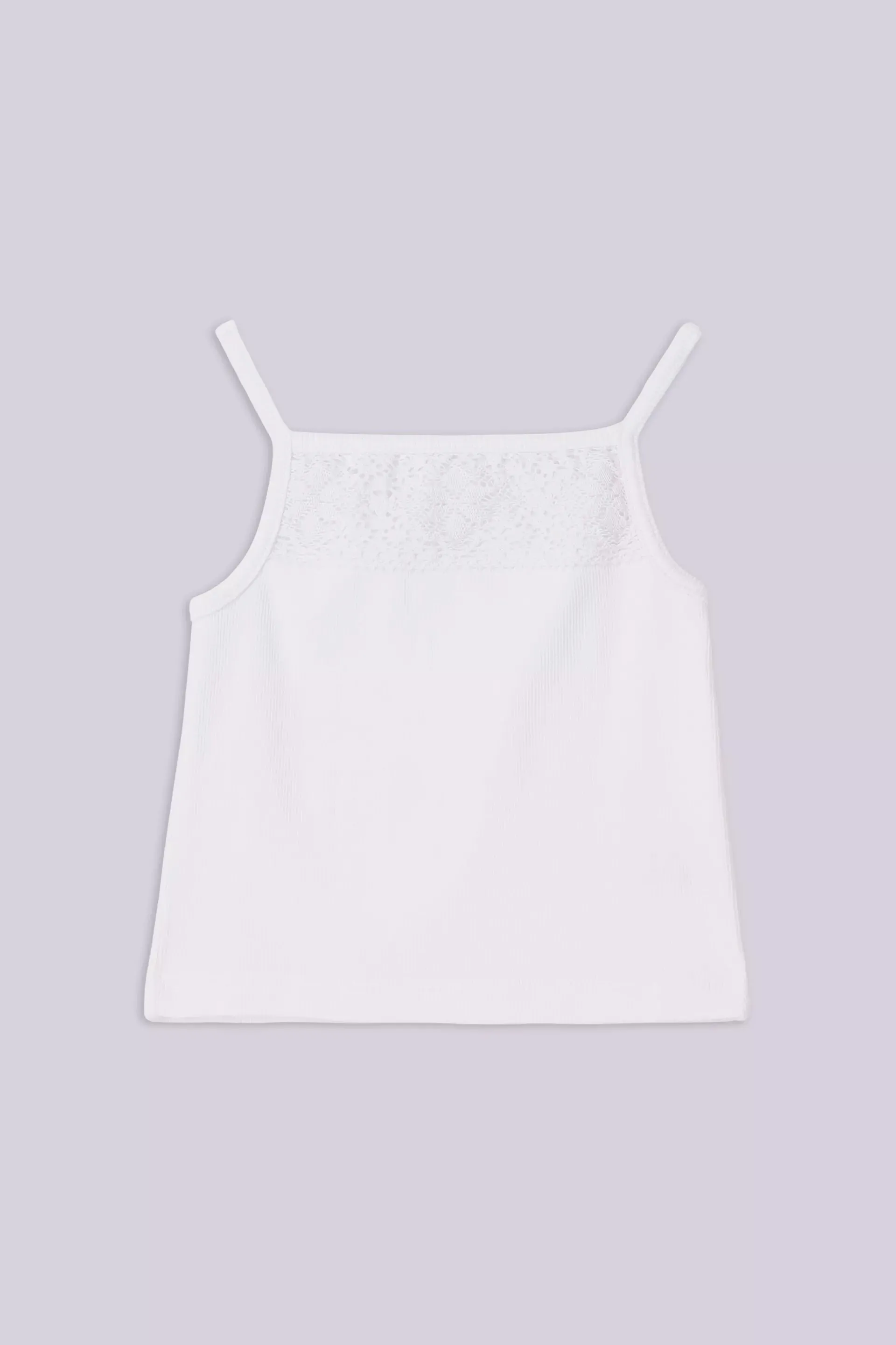 Laced Ribbed Camisole