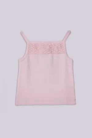 Laced Ribbed Camisole