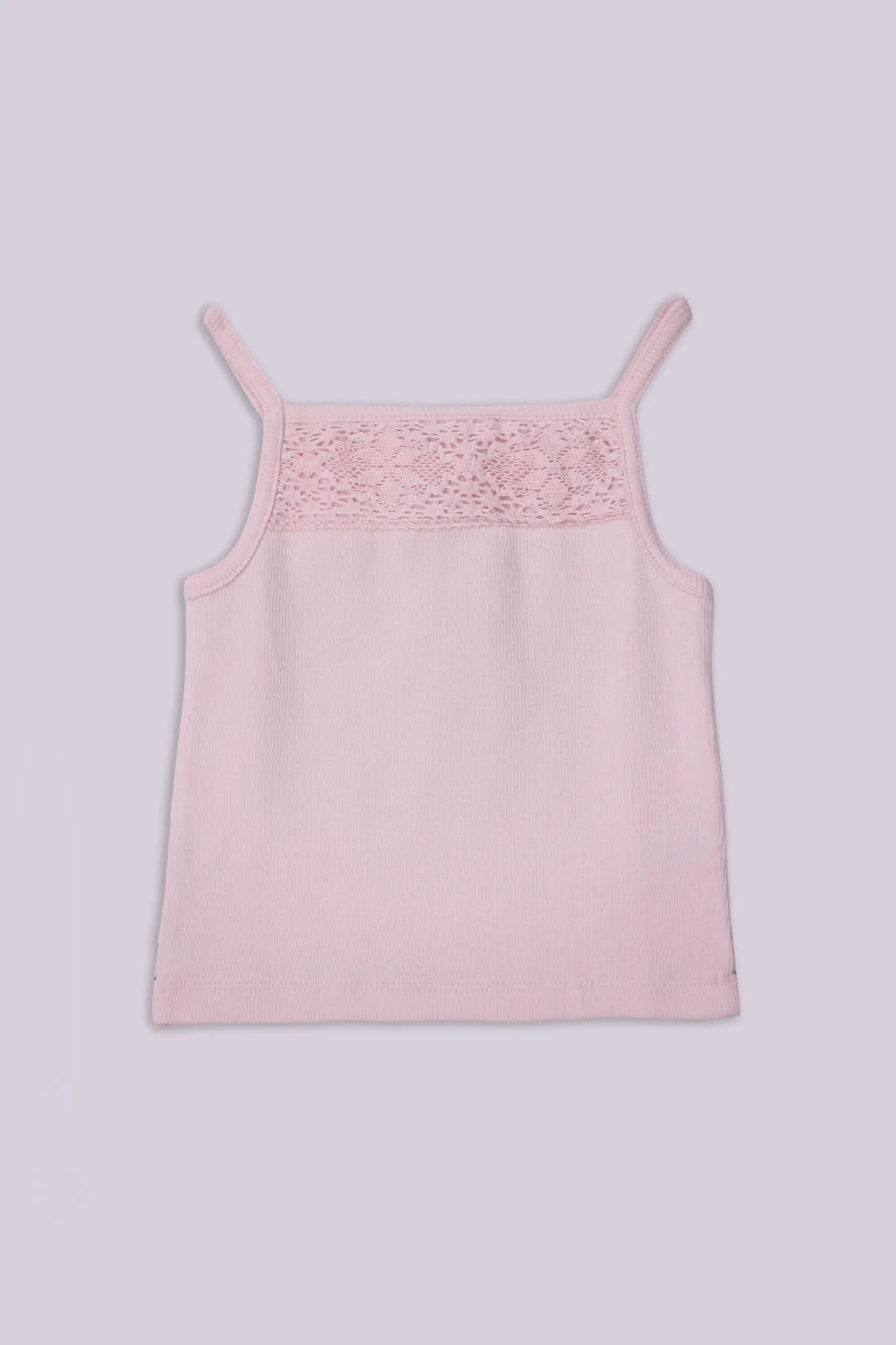 Laced Ribbed Camisole