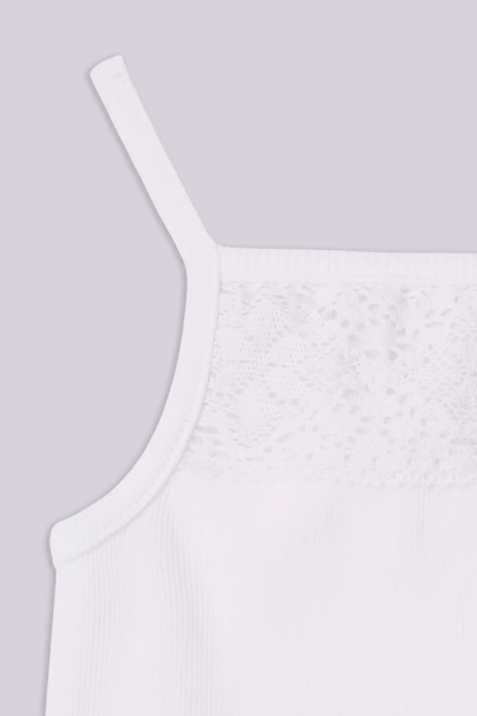 Laced Ribbed Camisole