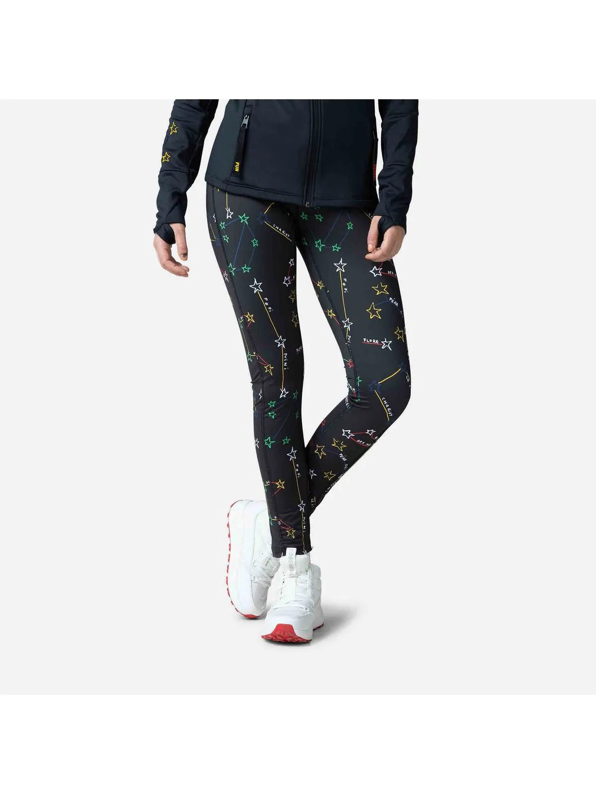 Legginsy Rossignol W Booster Tights czarny