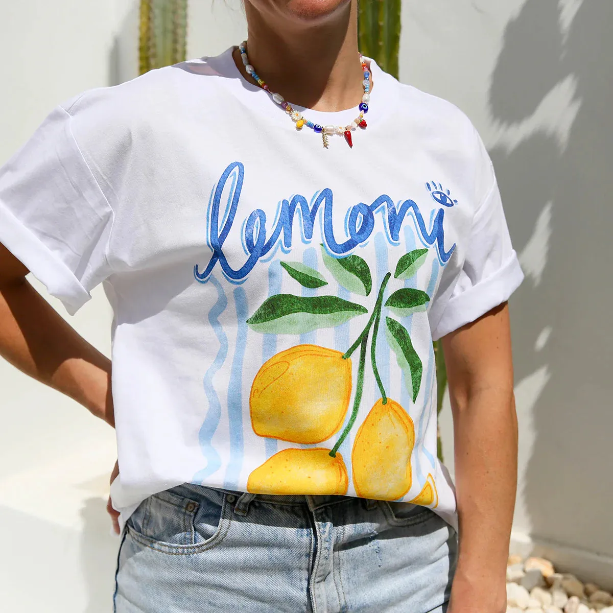 Lemoni Tee - White