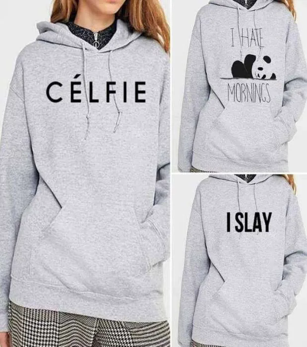 Light Grey Printed Pack of 3 Hoodies