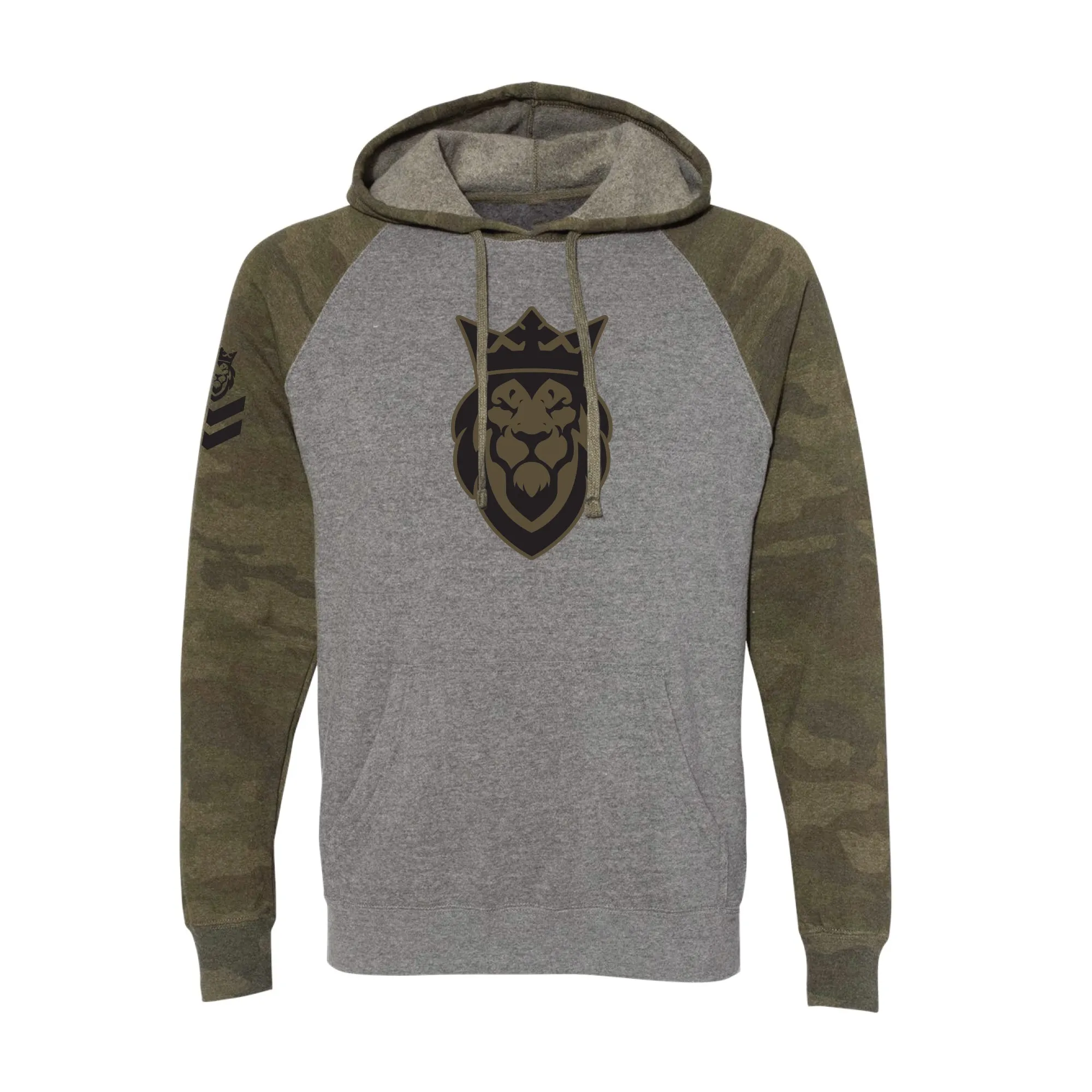 Lion Raglan Hooded Sweatshirt